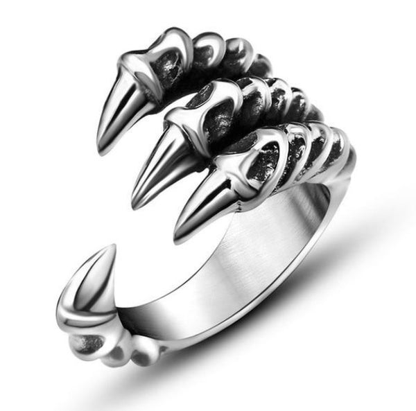 Women's Drake Claw Zinc Dragon Ring