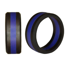 Men's 8mm Two Tone Silicone Ring