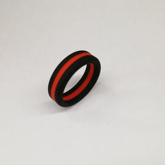 Men's 8mm Two Tone Silicone Ring