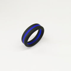 Men's 8mm Two Tone Silicone Ring