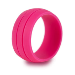 Unisex 8.5mm Double Groove Silicone Ring