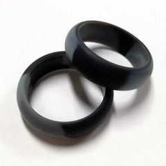 Men's 8mm Camouflage Silicone Ring