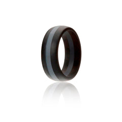 Men's 8mm Two Tone Silicone Ring