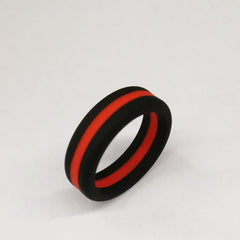 Men's 8mm Two Tone Silicone Ring