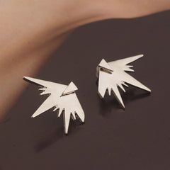 Spikey Jacket Earrings