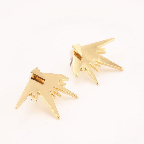 Spikey Jacket Earrings