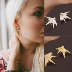 Spikey Jacket Earrings