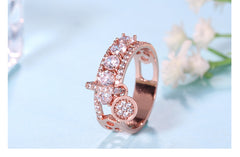 Women's Metal Fashion Gemstone Ring