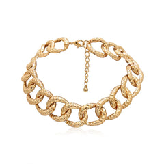 Women's Link Chain Chunky Choker Necklace