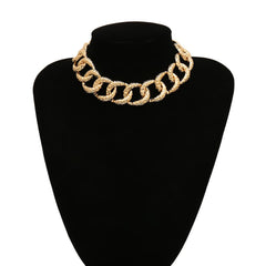 Women's Link Chain Chunky Choker Necklace