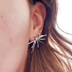 Women's Starburst Post Earrings