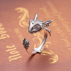 Women's Baby Dragon Copper Ring