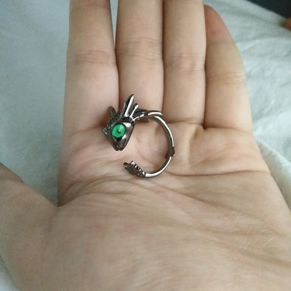 Women's Baby Dragon Copper Ring