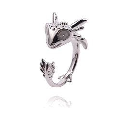 Women's Baby Dragon Copper Ring