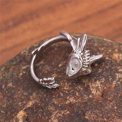 Women's Baby Dragon Copper Ring