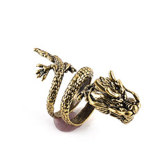 Women's Copper Lung Dragon Ring