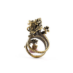 Women's Copper Lung Dragon Ring