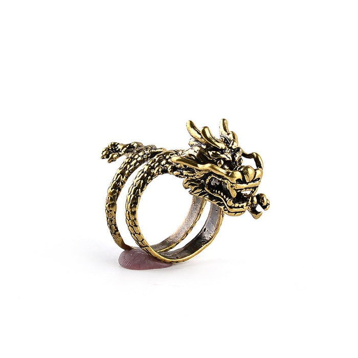 Women's Copper Lung Dragon Ring