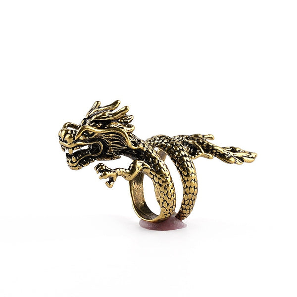 Women's Copper Lung Dragon Ring