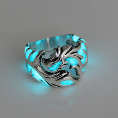 Women's Copper and CZ Infinite Dragon Ring