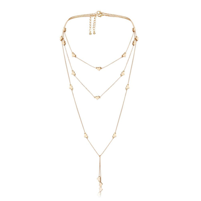 Women's Vintage Layered Star Tassel Necklace