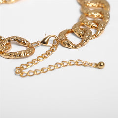 Women's Link Chain Chunky Choker Necklace