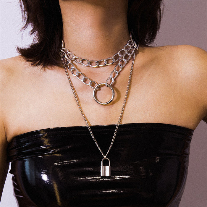 Metallic Choker Collar / Women and Men Velvet Choker Necklace