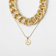 Women's Hip Hop Cuban Big Chunk Chain Necklace