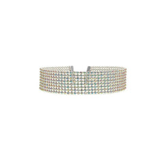 Women's Rhinestone Stretch Choker