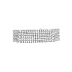 Women's Rhinestone Stretch Choker