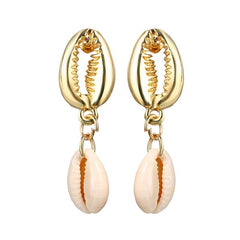 Women's Seashell 'Conch' Drop Earrings