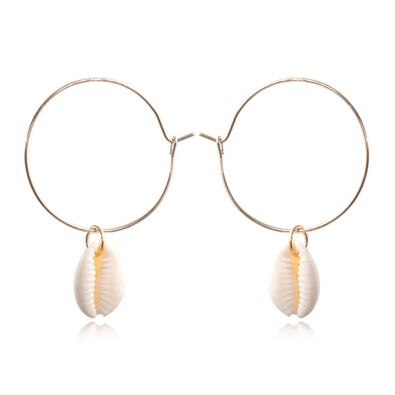 Women's Seashell 6 Piece Set Drop | Post Earrings