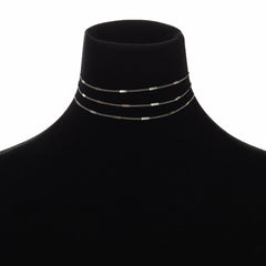 Women's Multilayer Ultra Thin Choker