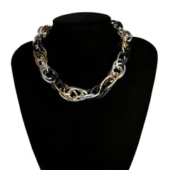 Women's Gothic Big Chunky Chain Metal Necklace