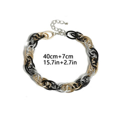 Women's Gothic Big Chunky Chain Metal Necklace