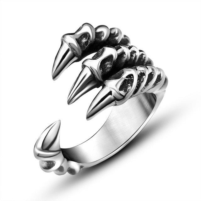 Women's Drake Claw Zinc Dragon Ring