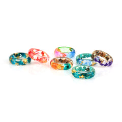 Women's 'Infinity | Reflection' Acetate Acrylic Ring