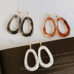 Women's Acetate Drop Geometric Acrylic Drop Earrings