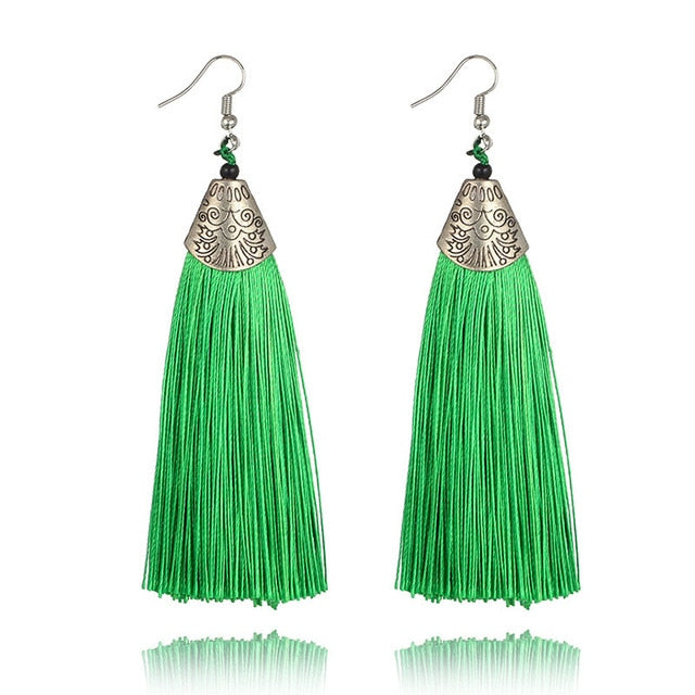 Women's Bohemian Retro Tassel Drop Earrings