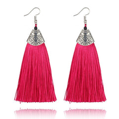 Women's Bohemian Retro Tassel Drop Earrings