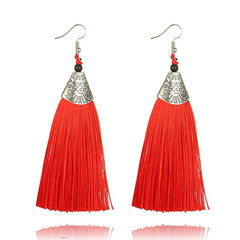 Women's Bohemian Retro Tassel Drop Earrings