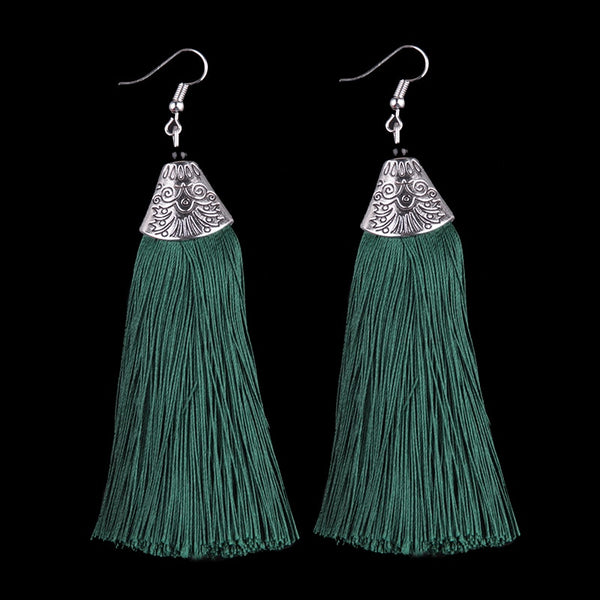 Women's Bohemian Retro Tassel Drop Earrings