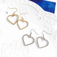 Women's Hollow Heart Drop Earrings