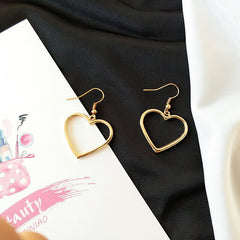 Women's Hollow Heart Drop Earrings