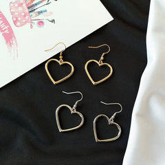 Women's Hollow Heart Drop Earrings