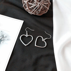 Women's Hollow Heart Drop Earrings