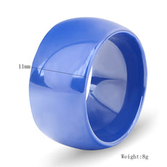 Women's 11mm Simple Solid Color Tungsten Carbide Ring