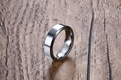 Women's 6mm Silver Tungsten Carbide Ring