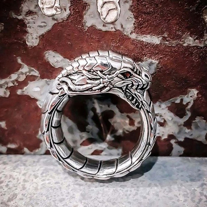 Women's 'Ouroboros | Dragon' Copper Ring