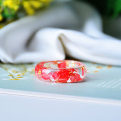 Women's 'Infinity | Fire' Acetate Acrylic Ring